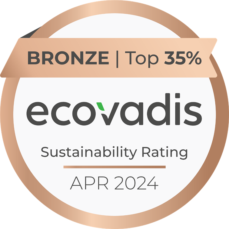 Cornerstone Awarded Bronze EcoVadis Medal for Sustainability Performance